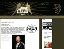 Tablet Screenshot of fightclub-graz.at